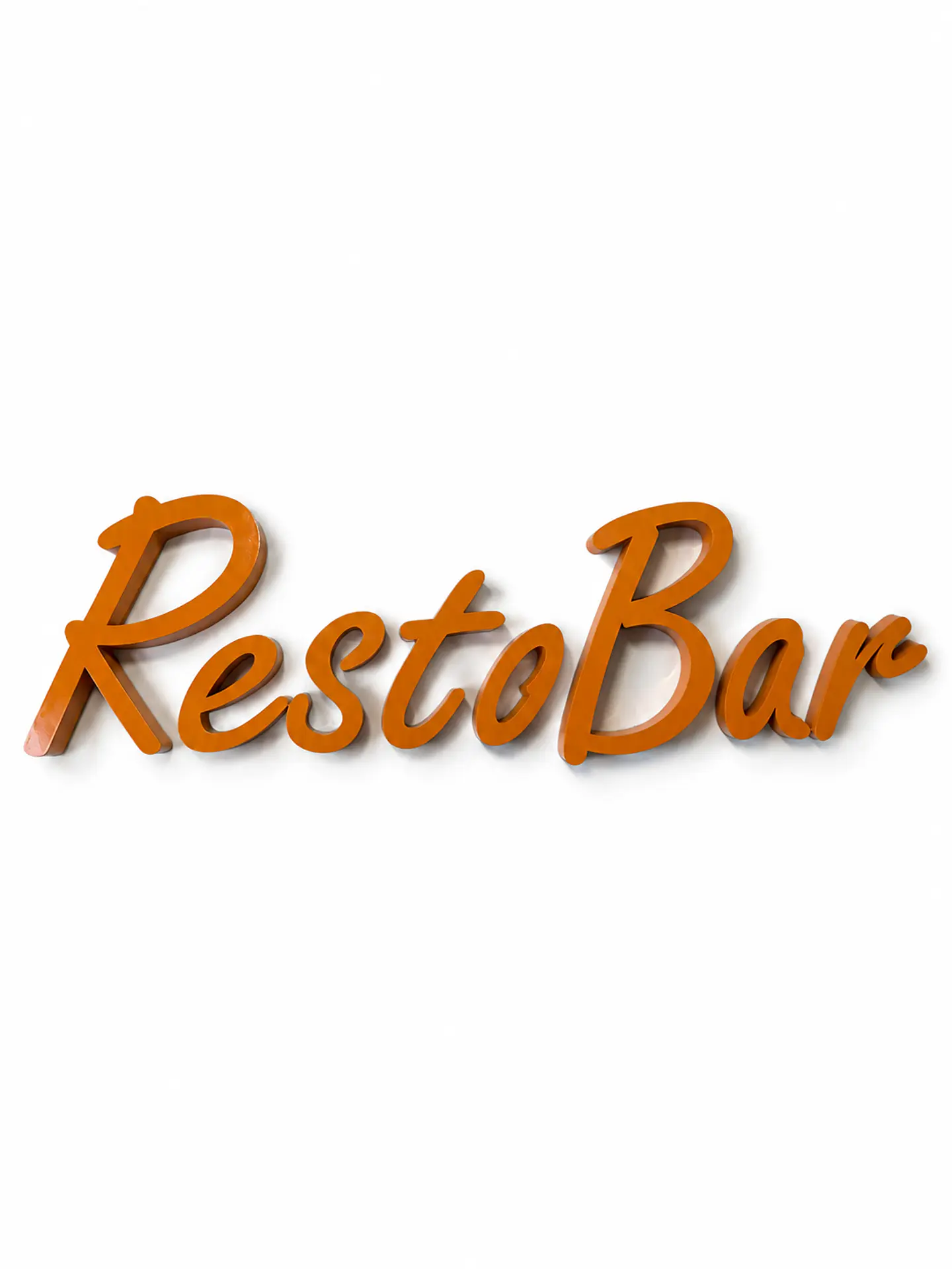 Letrero Metálico Resto-Bar 2