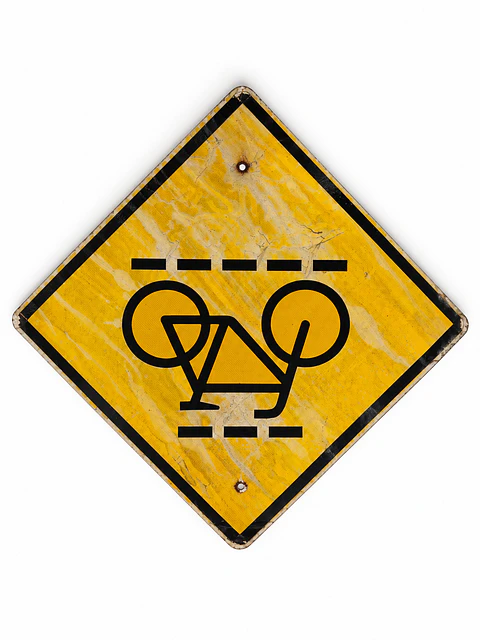 Letrero Ciclovía