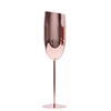 Copas Elegantes de Acero Inoxidable Cobre Espumante Champagne