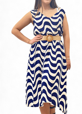 Vestido Amalfi - Azul Marino