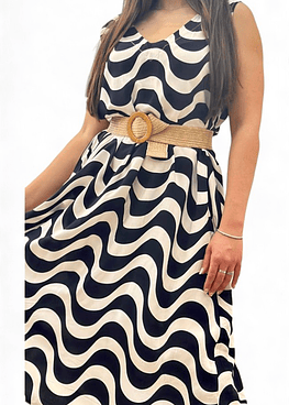 Vestido Amalfi - Negro