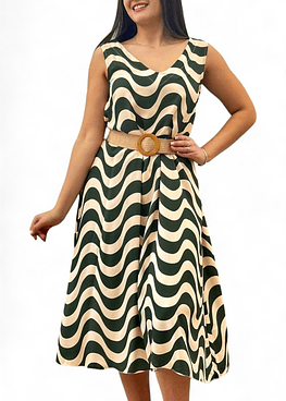 Vestido Amalfi - Verde Olivo