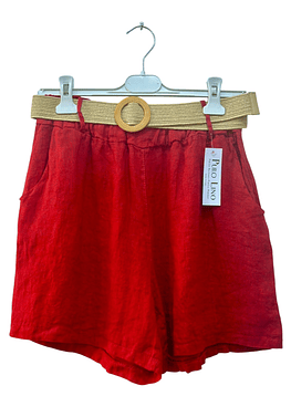 Short Lino - Rojo