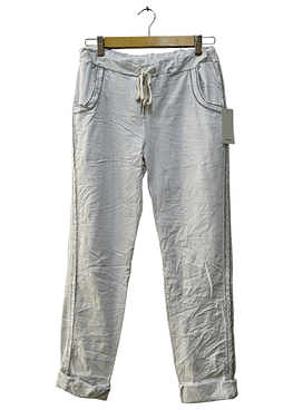 Joggers Brillo - Blanco