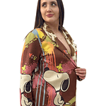 Blazer Gamuza Estampado