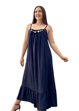 Vestido Piedras - Azul Marino