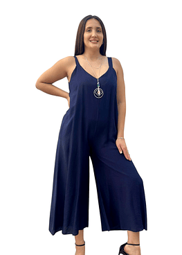 Enterito Liso con Bolsillos - Azul Marino