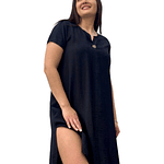 Vestido Boton con Manga