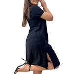 Vestido Boton con Manga