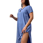 Vestido Boton con Manga