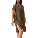 Vestido Boton con Manga