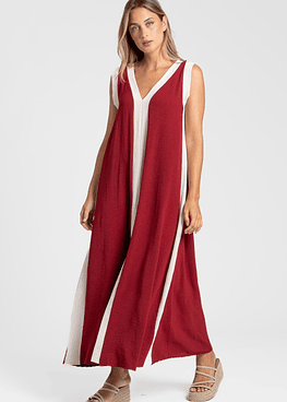 Vestido Cala - Burdeos
