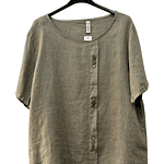 Blusa Lino 3 Botones