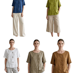 Blusa Lino 3 Botones