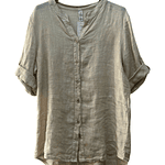 Blusa Lino Manga 3/4			