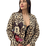 Blazer Gamuza Estampado
