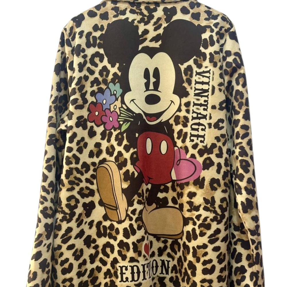 Blazer Gamuza Estampado