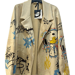 Blazer Gamuza Estampado