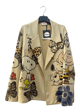 Blazer Gamuza Estampado - Snoopy 3