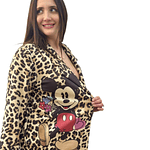 Blazer Gamuza Estampado