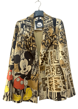 Blazer Gamuza Estampado - Mickey 2