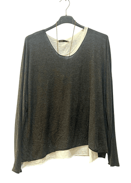 Blusón  Mentiroso - Negro