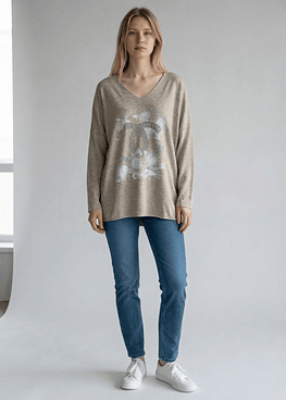 Bluson Chanel (#1621E) - Beige