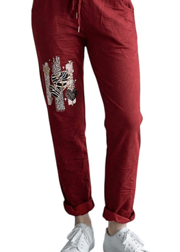 Joggers Corazon Print					