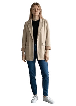 Blazer Gamuza - Beige