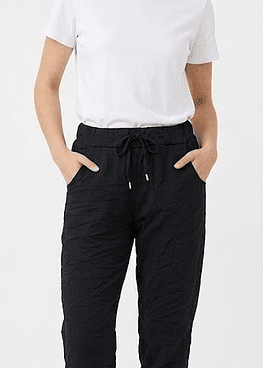 Joggers Liso - Negro