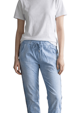 Joggers Punto Luz - Celeste