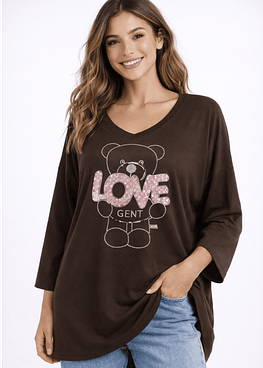 Bluson Oso Love		 - Café