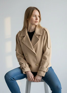 Chaqueta Corta de Paño