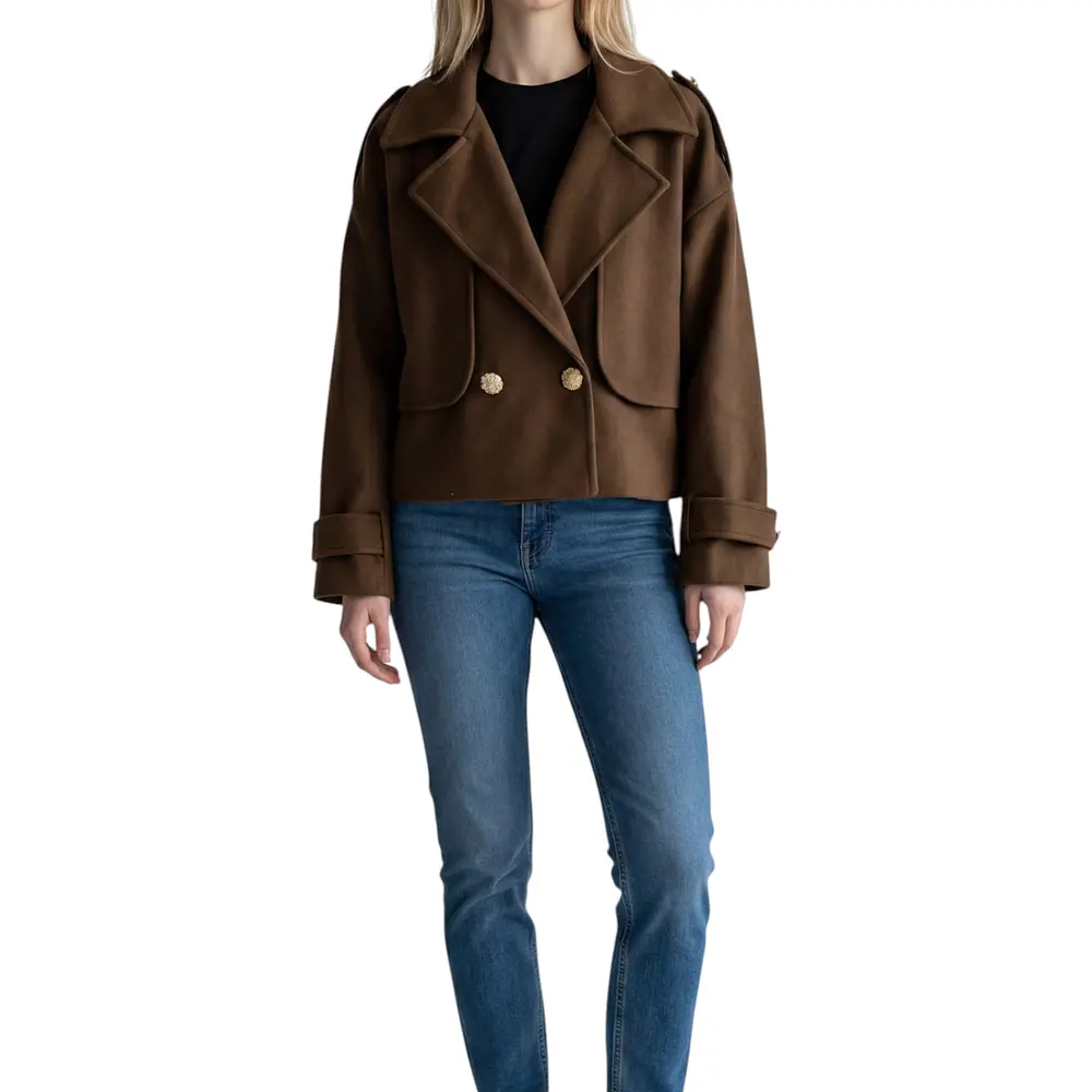 Chaqueta Corta Solapa Paño