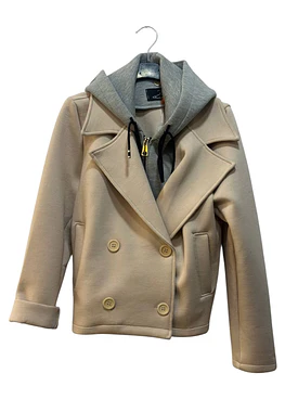 Chaqueta Corta Doble - Beige