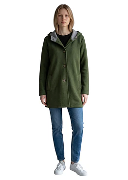 Abrigo Capucha - Verde