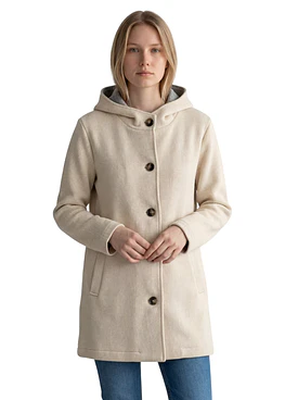Abrigo Capucha - Beige