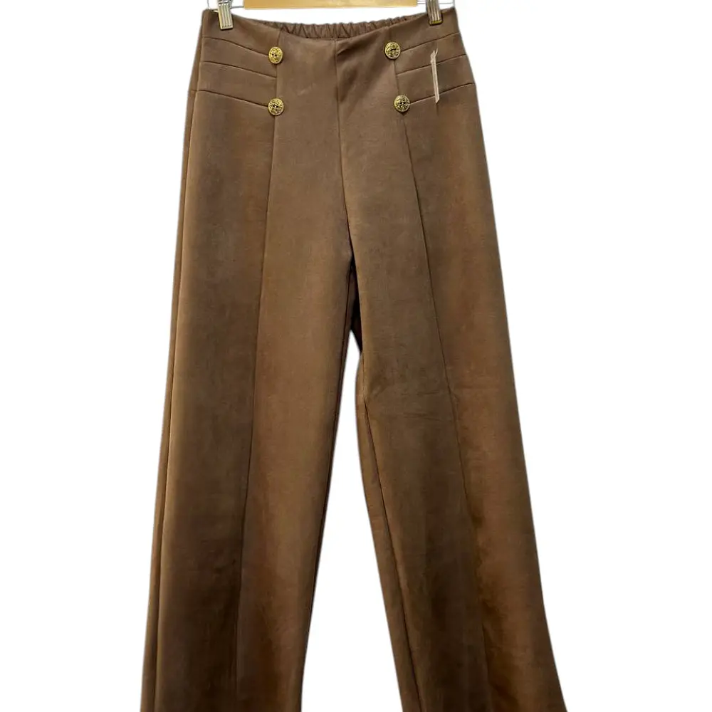 Pantalón Gamuza Botones