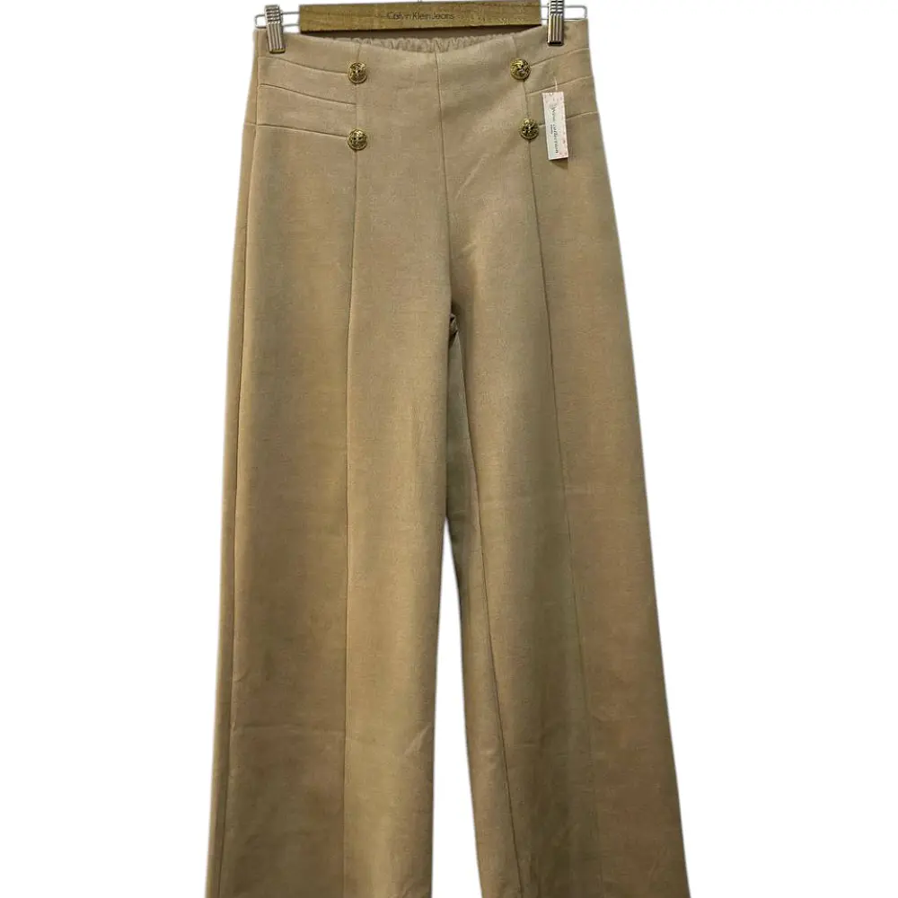 Pantalón Gamuza Botones