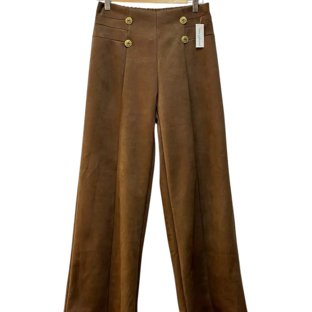 Pantalón Gamuza Botones