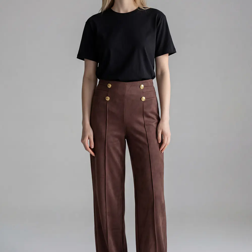 Pantalón Gamuza Botones