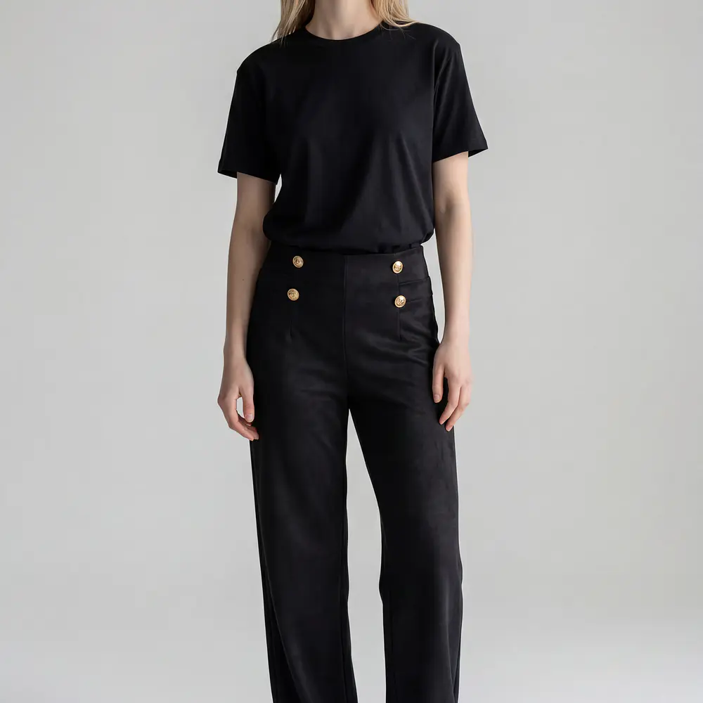 Pantalón Gamuza Botones