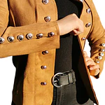 Chaqueta Militar con Botones en las mangas