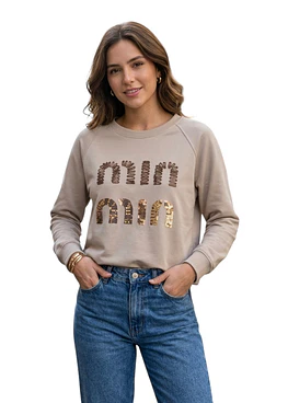 Poleron Miu - Beige