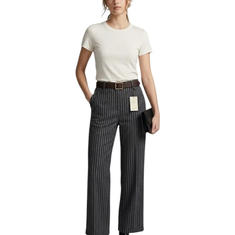 Pantalon Listado Lanilla