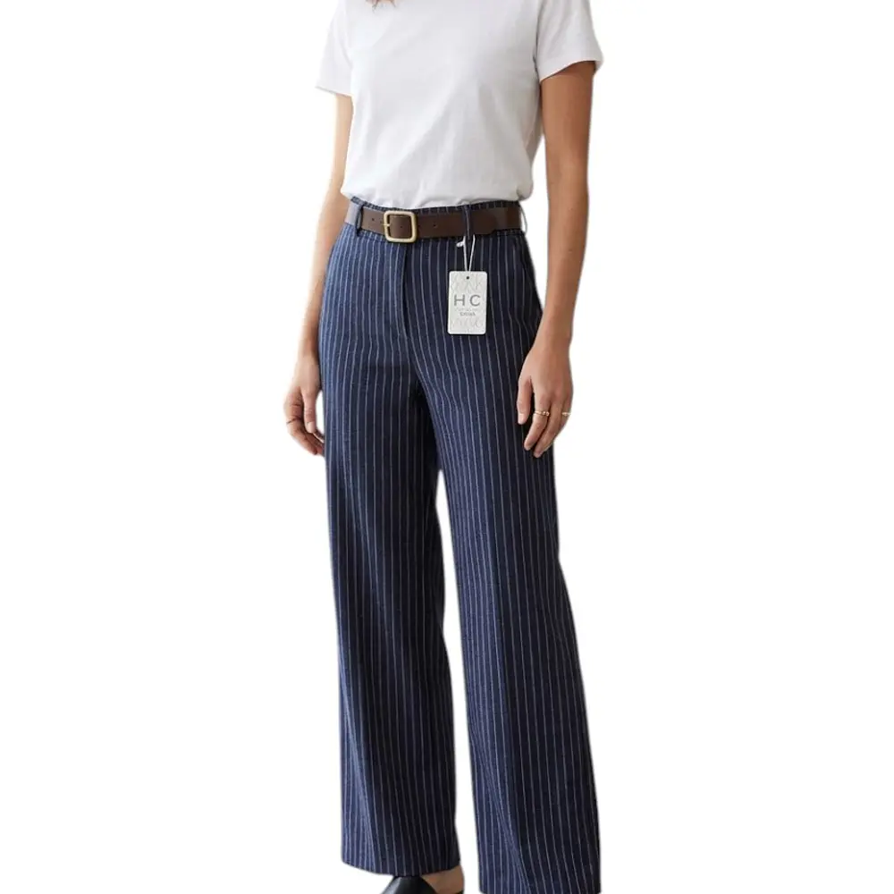 Pantalon Listado Lanilla