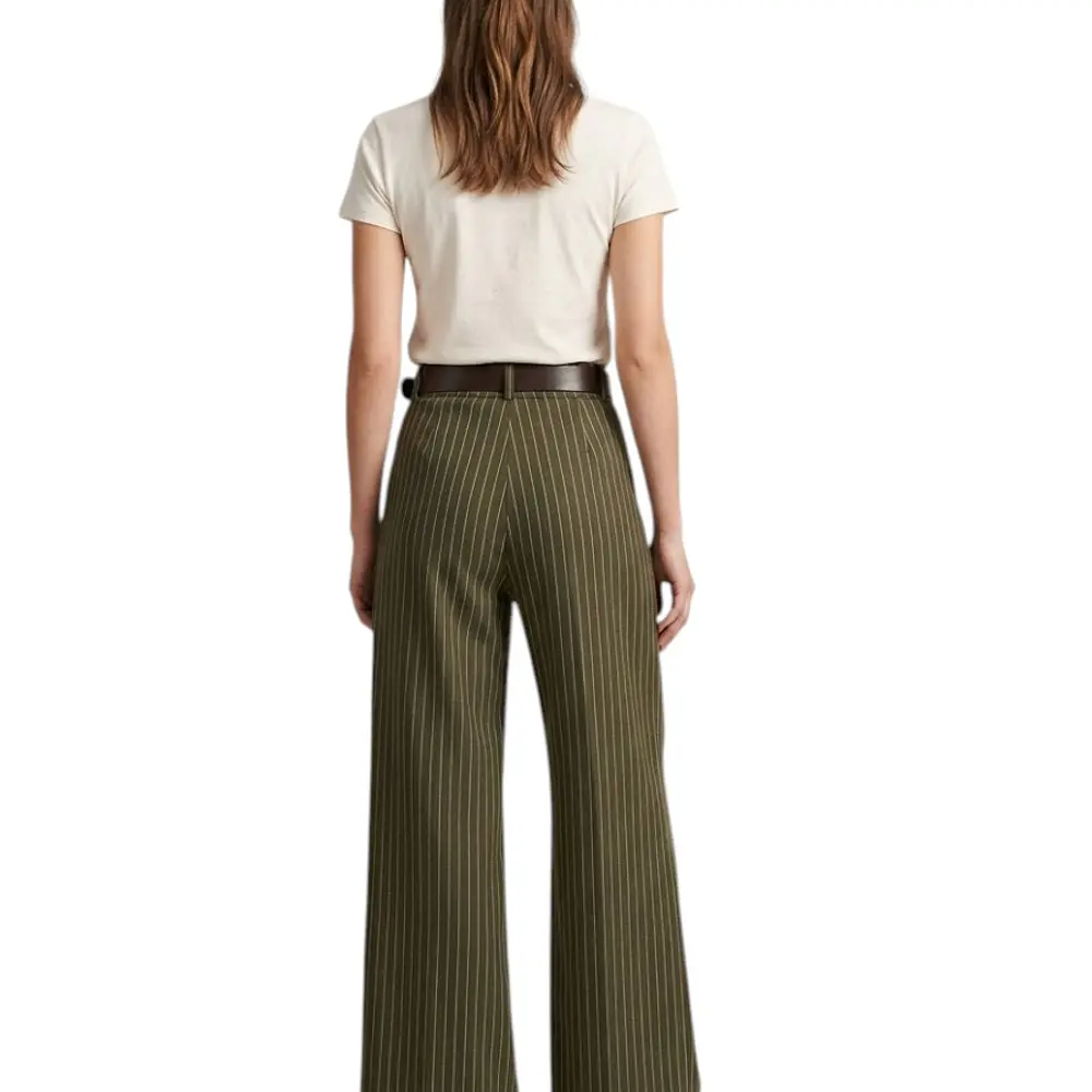 Pantalon Listado Lanilla