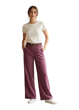 Pantalon Listado Lanilla