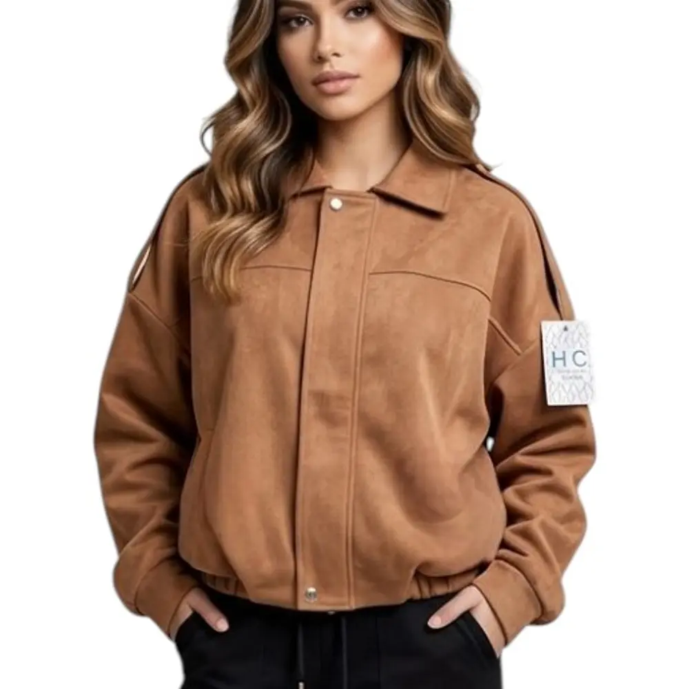 Chaqueta Bomber Gamuza