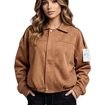 Chaqueta Bomber Gamuza